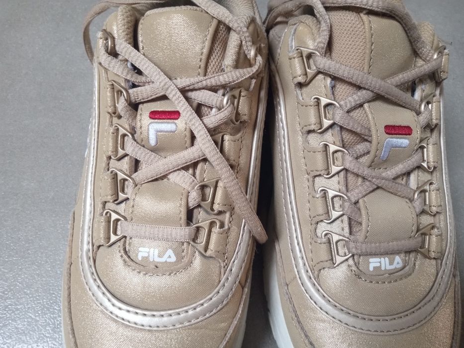 Buty Fila złote 36