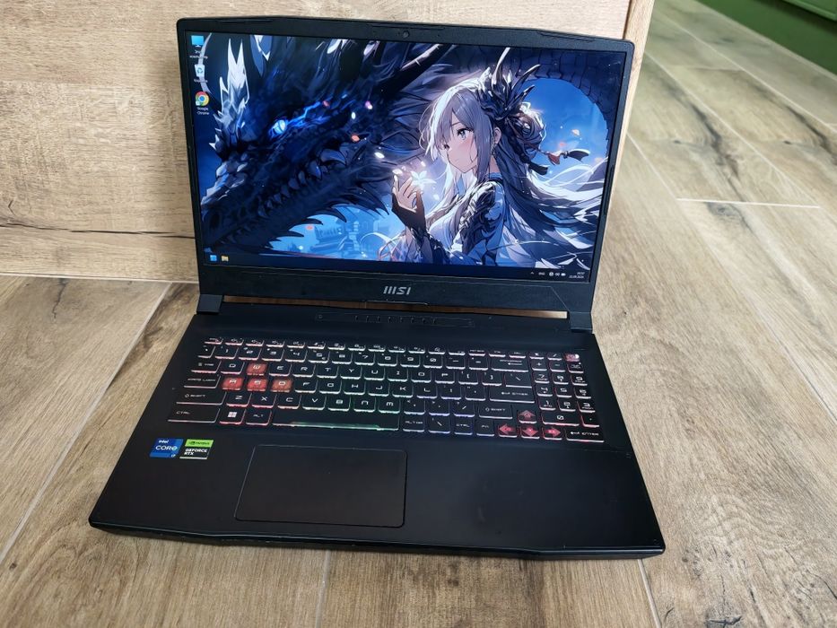 RTX4060 MSI KATANA I7-13620H DDR5 16gb NVMe 512gb ігровий ноутбук
