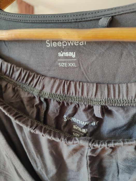Piżama viskozowa Sinsay r. XXL