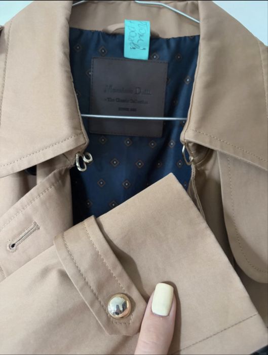 Massimo Dutti - klasyczny trencz  XS/34