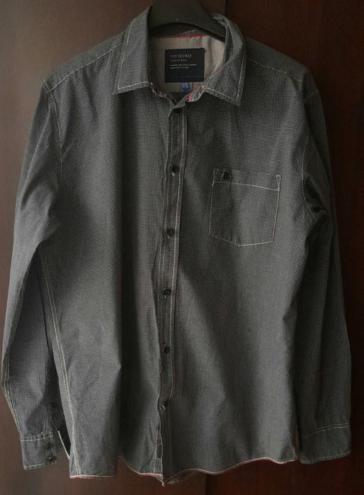 Koszula męska slim fit krata