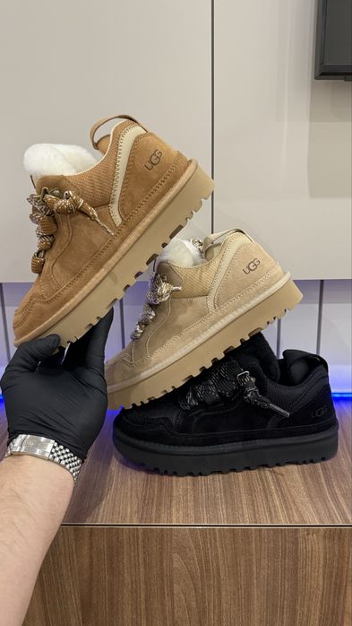 Нові! Жіночі кеди уги LowMel чорні/беж biege