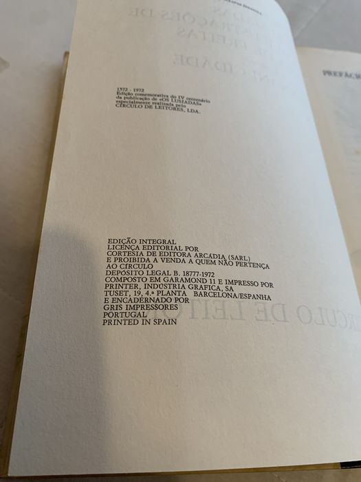 Livro Os Lusiadas de Luis de Camões