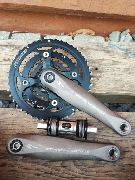 Korba rowerowa Specialized Strongarm 2 175mm + Shimano Deore XT UN72 retro mtb