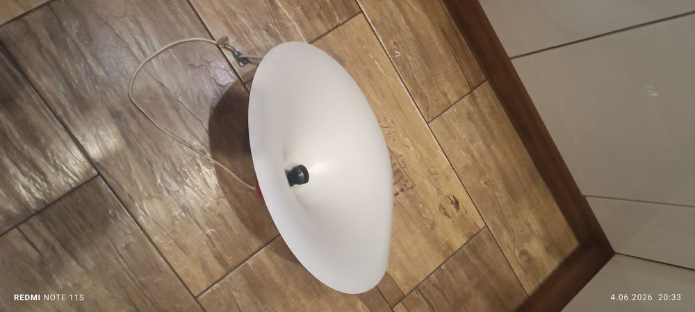 Lampa wisząca POLAM Piła PRL