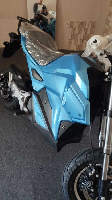 Электромотоцикл M20, 2000 W, 72V20Ah blue запас хода 45км.