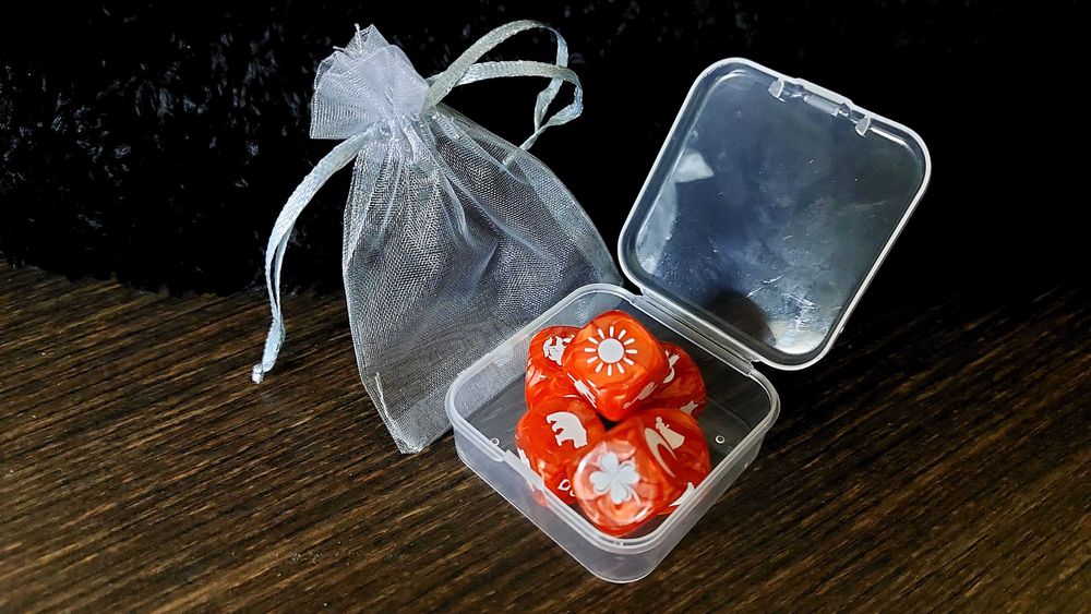 Кубики Ленорман, 6 шт, оракул для ворожіння