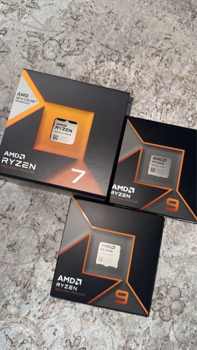 Amd ryzen 7800x3d ryzen 9950x new