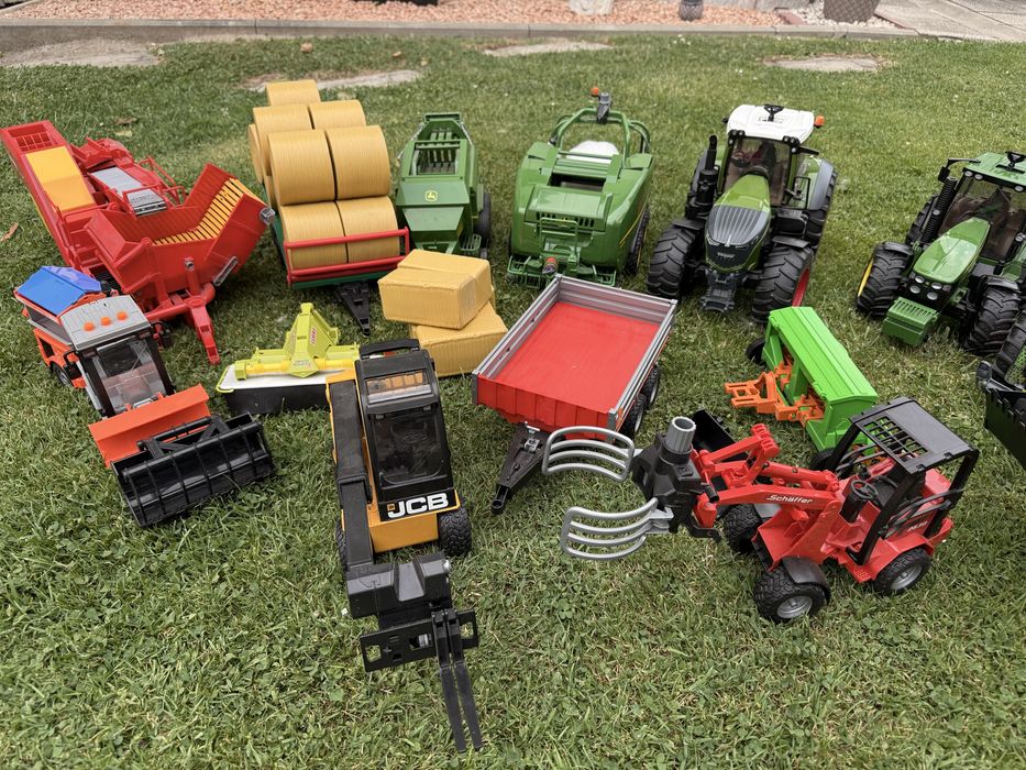 Maszyny Bruder zabawka dla dziecka traktor prasa