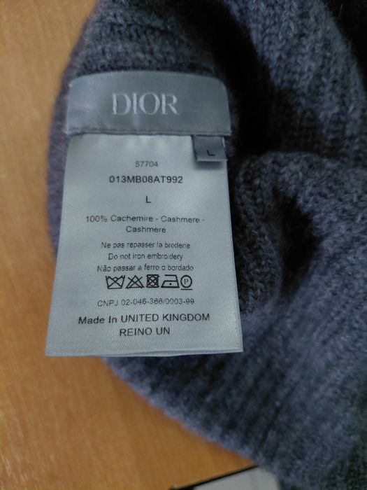 Dior шапка кашемір