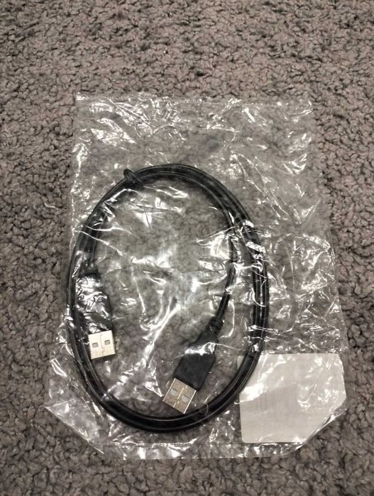 Kabel USB A 1 metr czarny