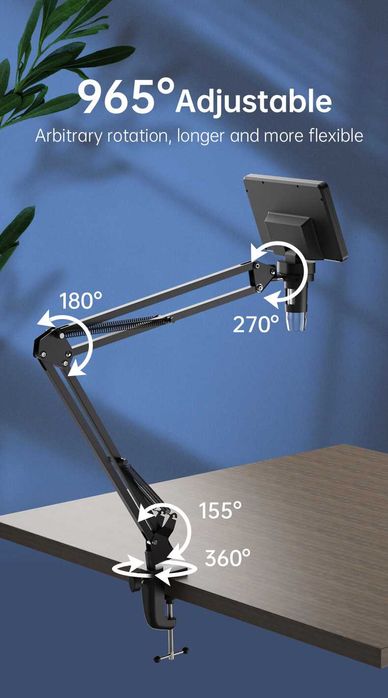 Mikroskop cyfrowy 1000X + ramię ze stali węglowej