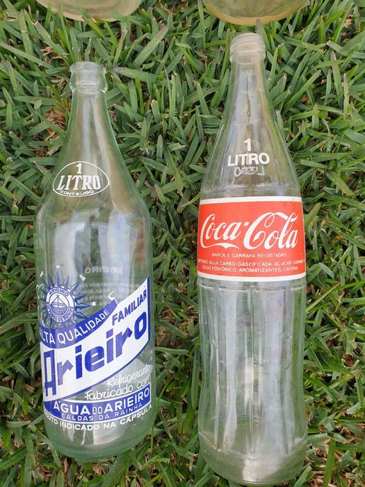 Garrafa antigas pirogravadas