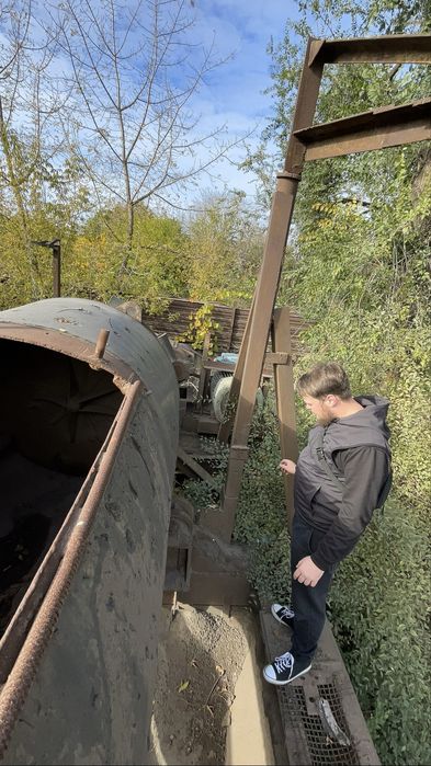 Продам галтовочний барабан комплекс з конвейером , власник