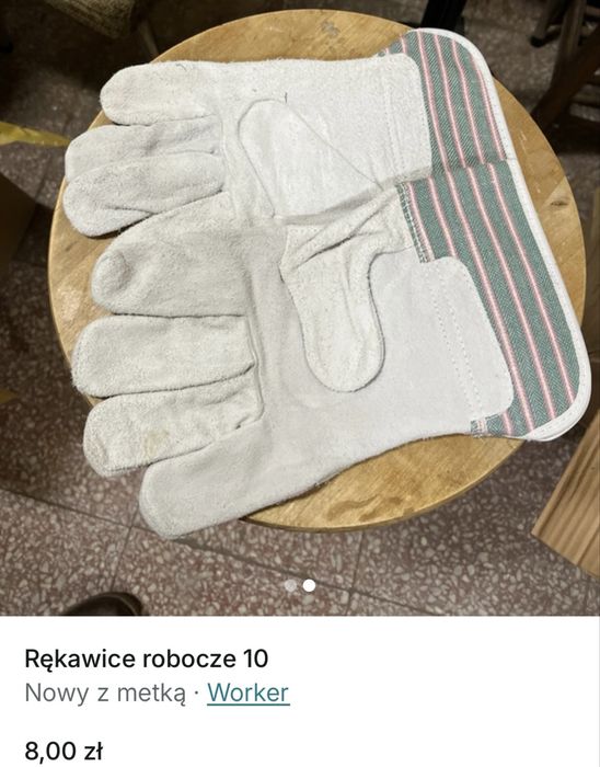 Rekawice robocze meskie rozmiar 10