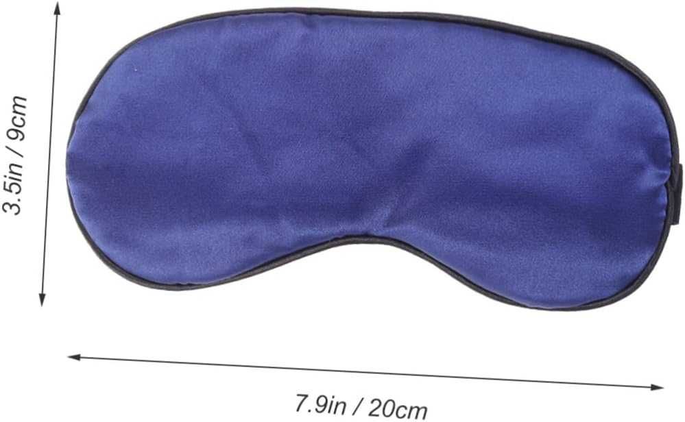 Urocza jednokolorowa opaska ​​na oczy do relaxu lub do snu