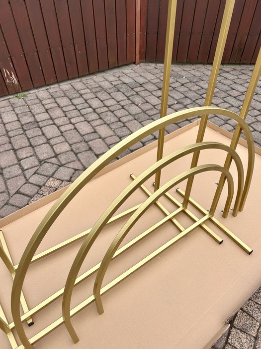 Stelaż stojak ścianka łuk do zdjeć 3w1