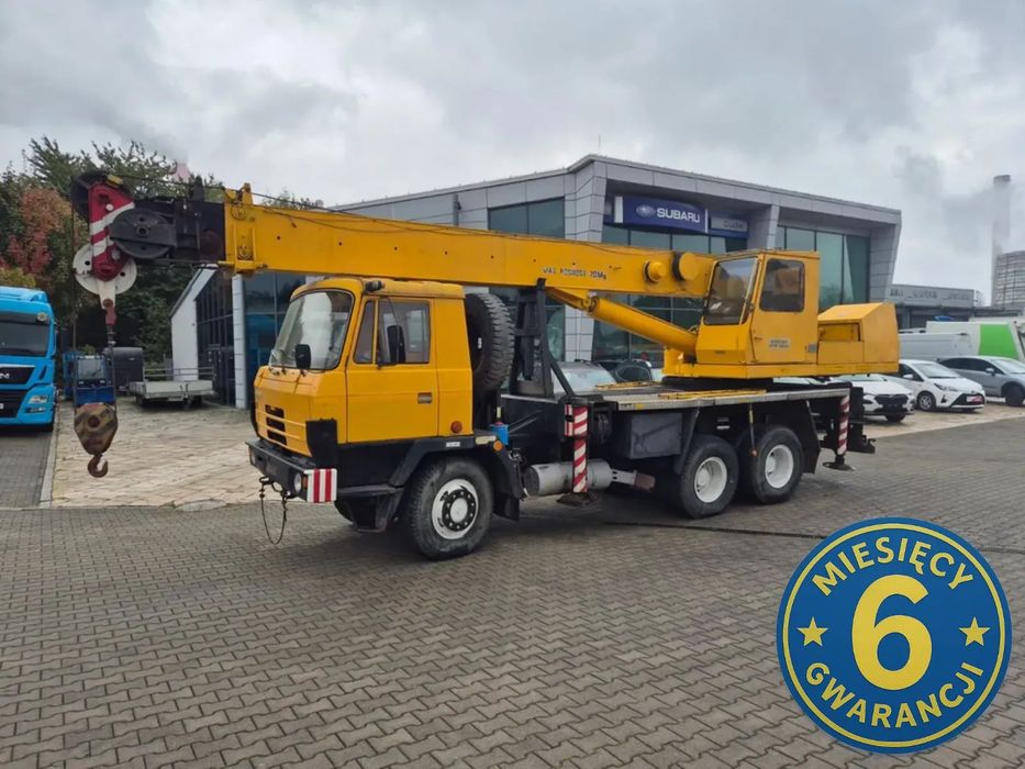 Tatra T815 6X6 / DZWIG 20 TON / 1 WŁ / SPRAWNY / POLSKA ZABUDOWA BUMAR / ŻURAW  Unikatowy, 1 wł, sprawny, 6X6, Dzwig do 20 ton, BUMAR