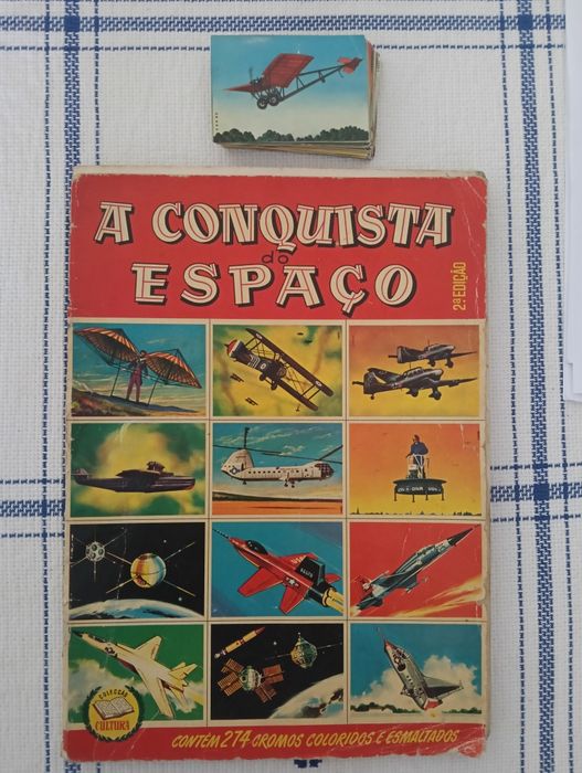 Caderneta de cromos - A conquista do espaço