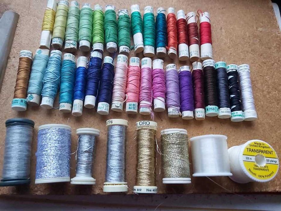 Buckles, Giant Pin, Tips and Threads for Sewing (New)64284915104129121