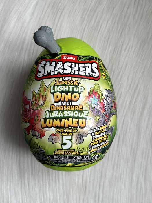 ZURU Smashers mini jurassic lightup dino over 5 JAJO