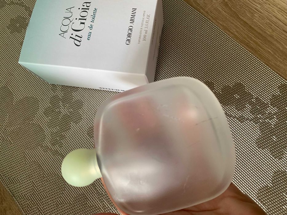 Flakon kolekcjonerski 100 ml po perfumach Armani Acqua di Gioia