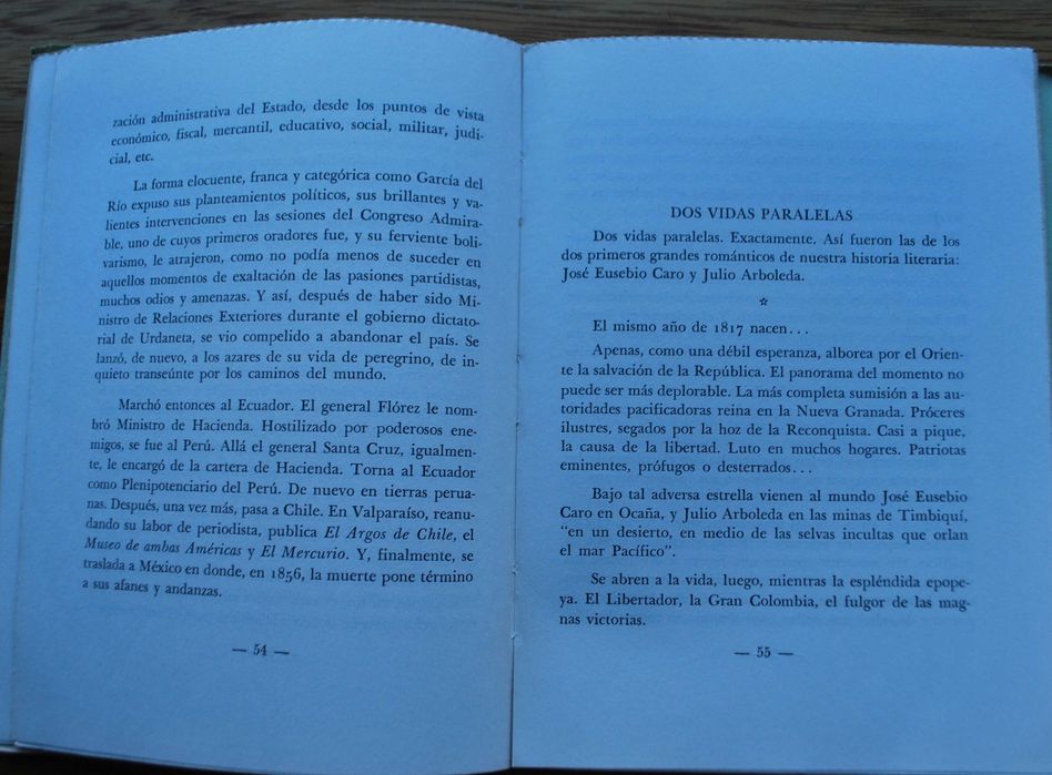 Tema Y Glosas de Carlos Arturo Caparroso - 1º Edição Ano 1962
