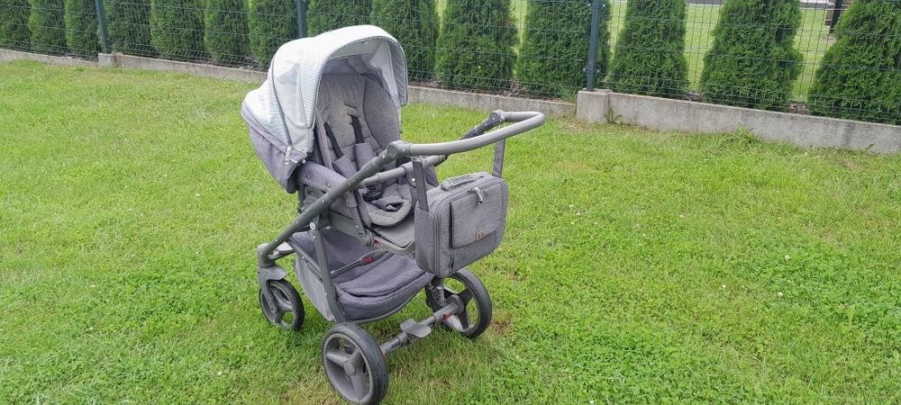 Adamex Reggio szary wozek 2 w 1