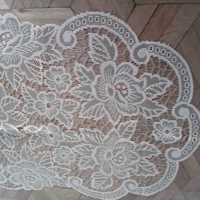 Bieżnik owalny 50x100 brunatna oliwka