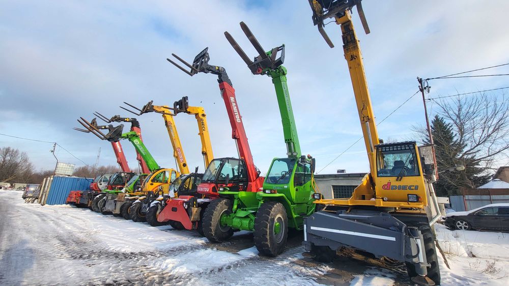 Wynajem maszyn budowlanych, podnośniki, ładowarki, wózki widłowe,