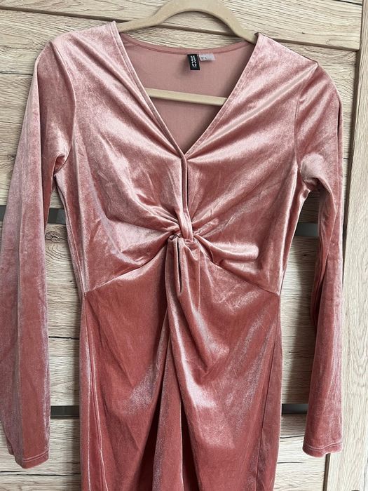 Sukienka welurowa h&m