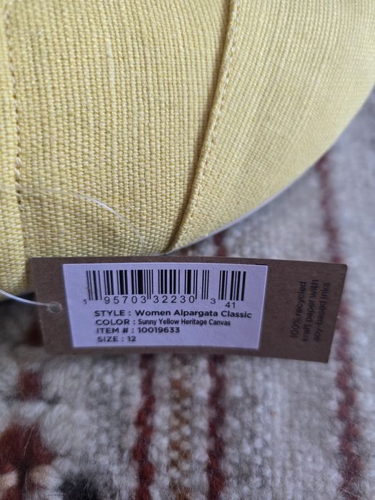 Espadryle 42 nowe, Toms, żółte.