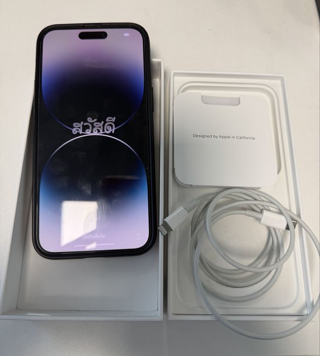 iPhone 14 Pro Max 128GB czarny Stan idealny - bateria 86%
