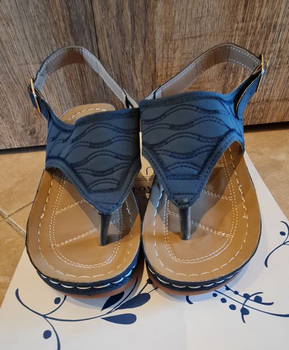 Nowe bez metki sandały japonki boho 37, mega lekkie