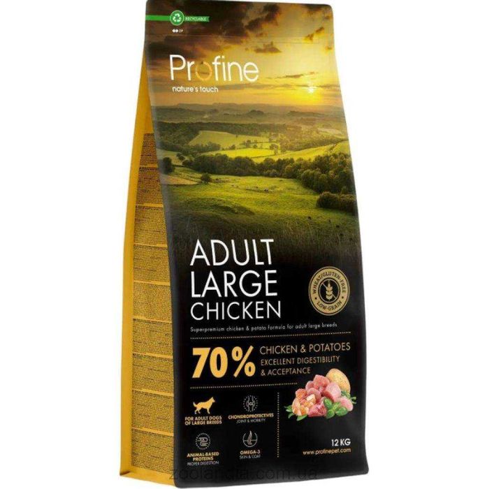 Profine Adult Large Breed Chicken and Potatoes 12кг