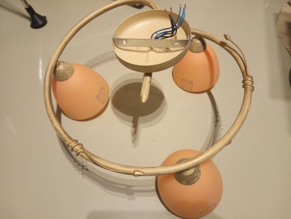 Zestaw oświetlenia - lampa sufitowa i kinkiet