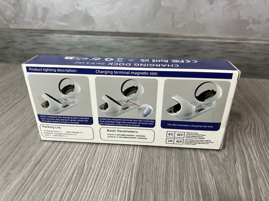 Зарядна станція / Charging Dock для PS VR2 Sense Controller ECHTPOWER