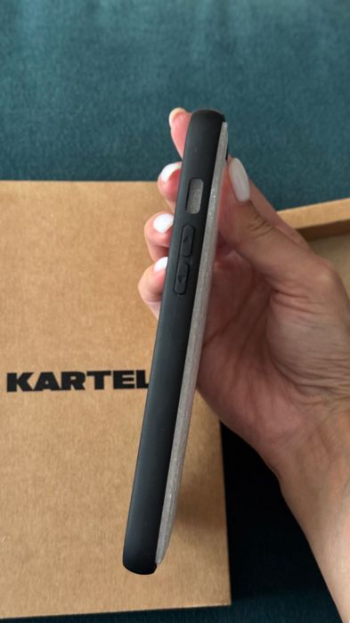 Чехол Kartell IPhone 14 Plus натур кожа теленка