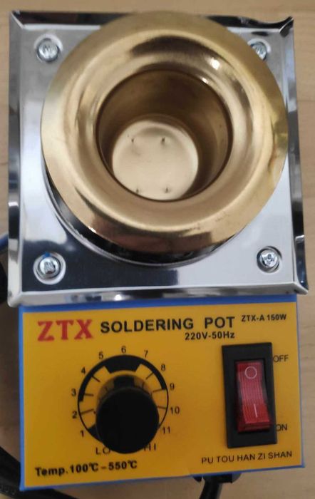 Pote para soldadura.