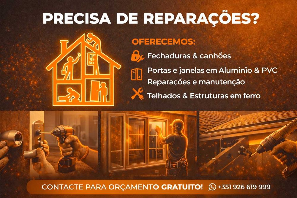 Realizo instalações de janelas de pvc e estores