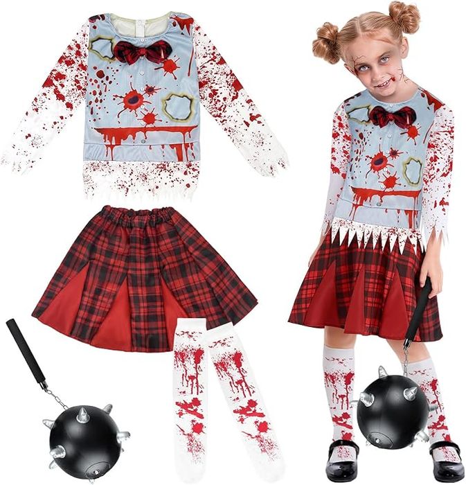 Strój kostium przebranie Halloween Karnawał Dziecięcy 110-125 cm 5-7 lat 9155