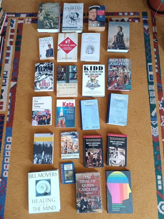 Livros de não ficção - História, Filosofia,  Ambiente (portes grátis