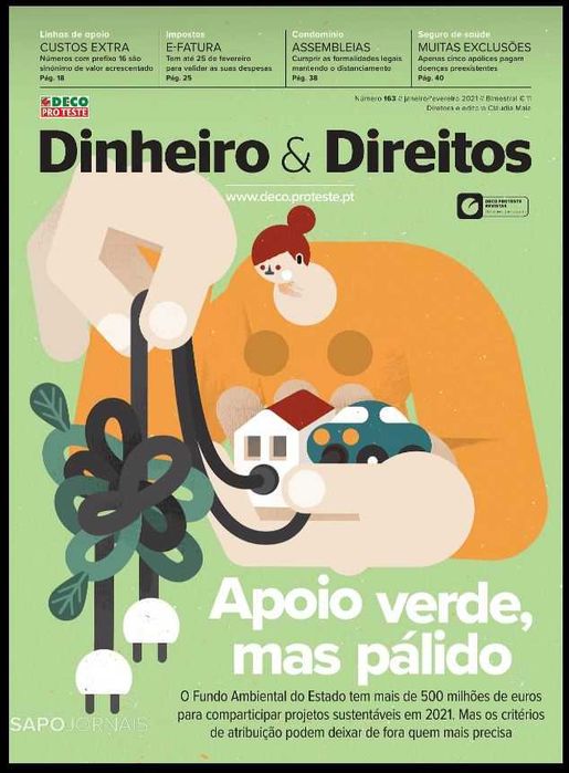 8 Revistas  Dinheiro e Direitos da DECO e guia fiscal 2022 Lote 1