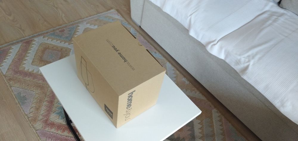 Kieliszki Home&You czarne przezroczyste smukłe