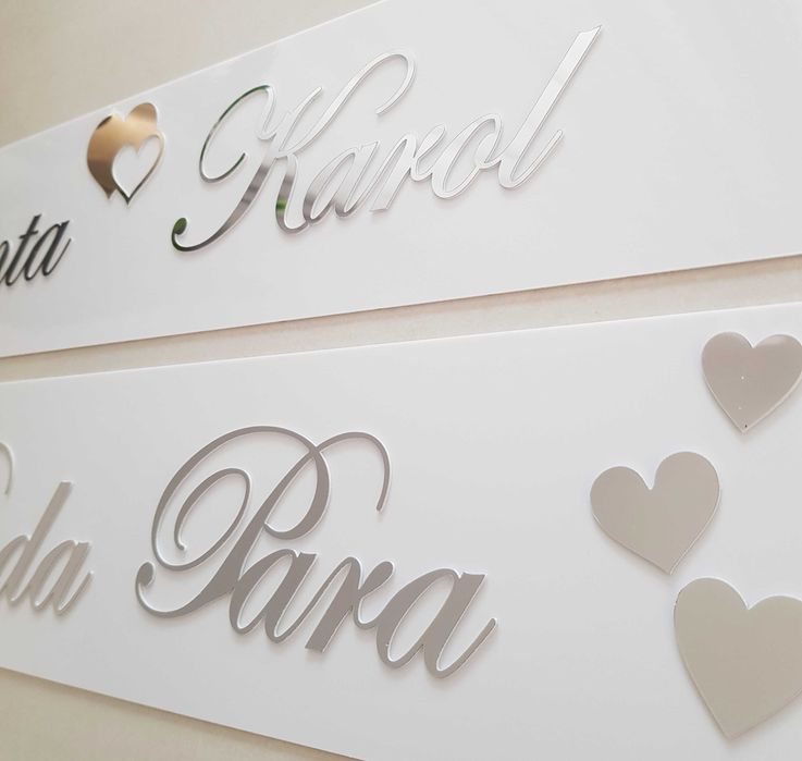 Rejestracja ślubna imiona młodej pary