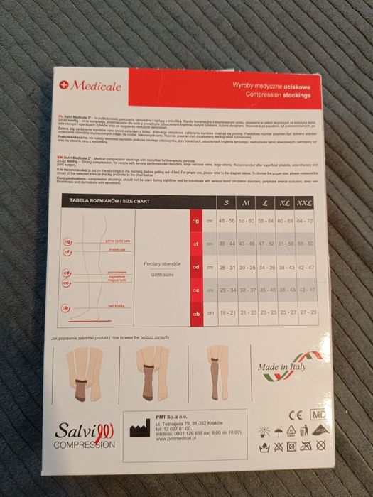 Podkolanówki uciskowe  przeciwżylakowe kl.II