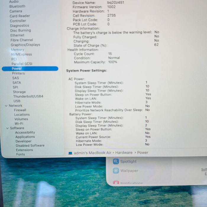 MacBook Air 13" 2020 Space Gary 16GB 256GB SSD