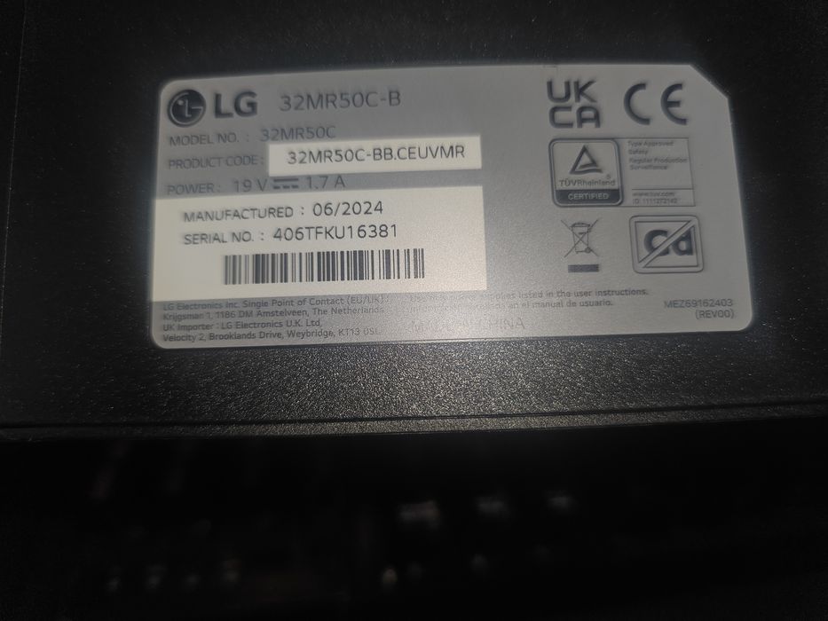 Monitor Curvo LG 32MR50C-B