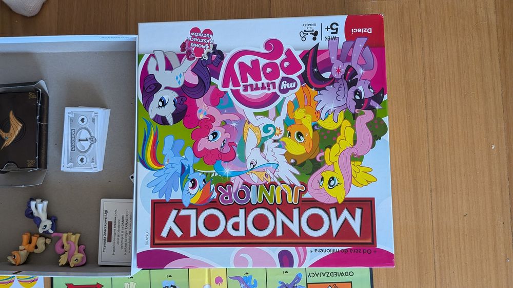 Monopoly junior My little pony kucyki Hasbro