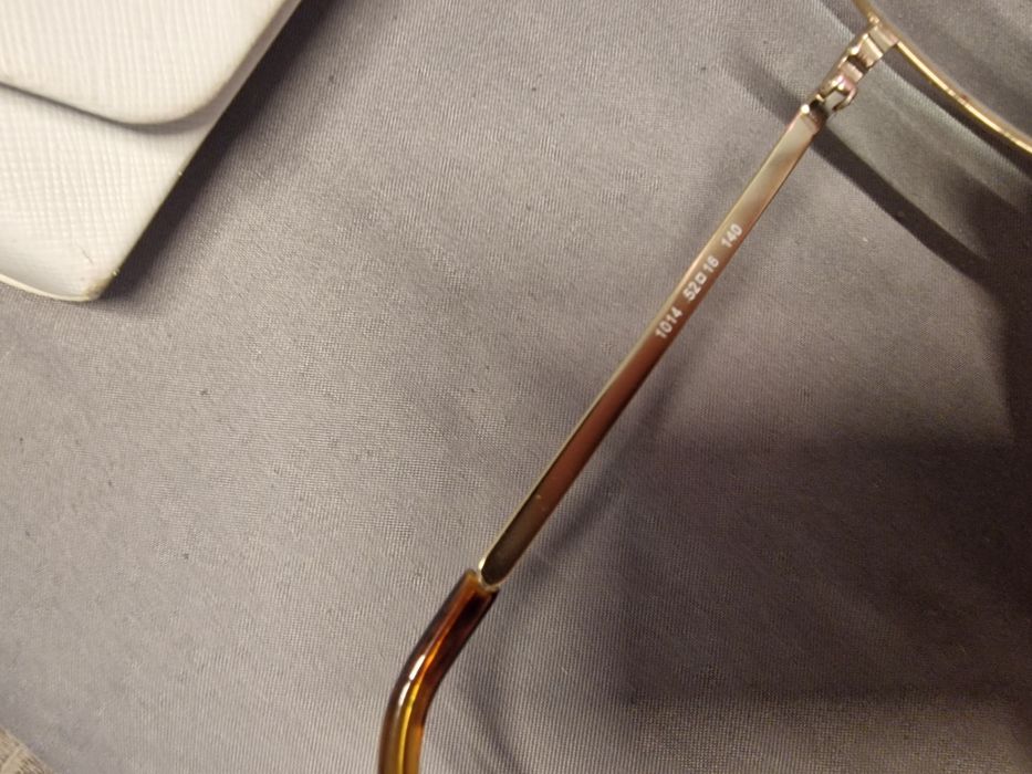Jak nowe oprawki Michael Kors z etui okulary zlote
